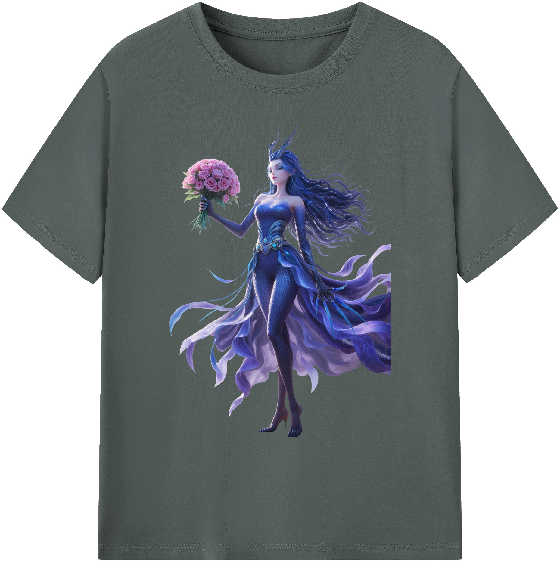 （画像用） Ne Zha 2 ナタ 魔童の大暴れ 綿100％ メンズ半袖Tシャツ｜肌触りやわらか＆通気性